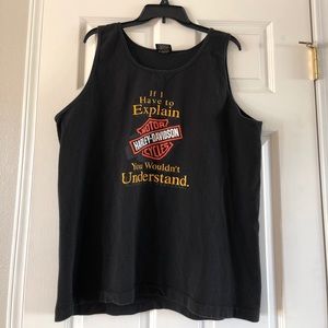 Harley-Davidson tank top. EUC, size XL
